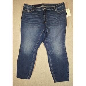 Old Navy Jeans Womens Size 24 Blue Denim RockStar Super Skinny Denim Pant NWT